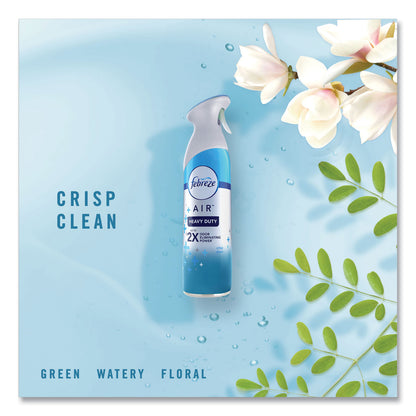Febreze® AIR, Heavy Duty Crisp Clean, 8.8 oz Aerosol Spray (PGC19924EA)