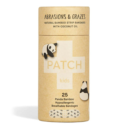Patch™ Kids Adhesive Strip 3/4 X 3 Inch Bamboo s/b Bamboo / Coconut Oil Rectangle Kid Design (Panda) Sterile (1197643_CT)