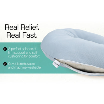 Kanjo Positioning Pillow 57 X 7 X 30 Inch Gray Reusable (1236435_CS)