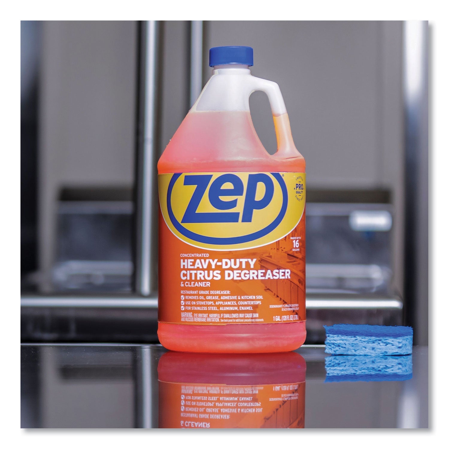 Zep R24237 Zep Commercial® Cleaner and Degreaser, Citrus Scent, 1 gal Bottle (ZPE ...