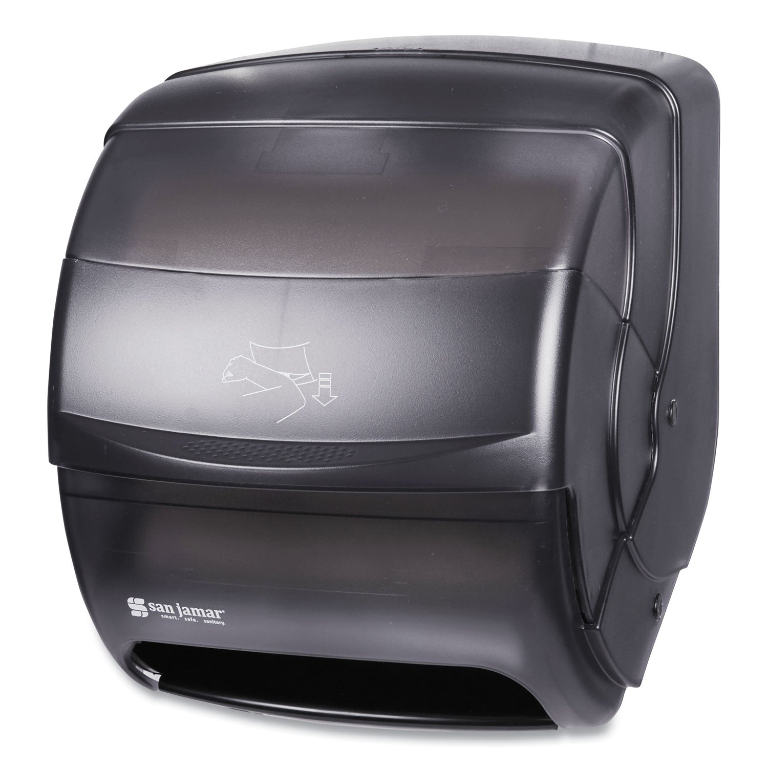 san-jamar-integra-lever-action-hard-roll-paper-towel-dispenser-num-sjmt850tbk_3