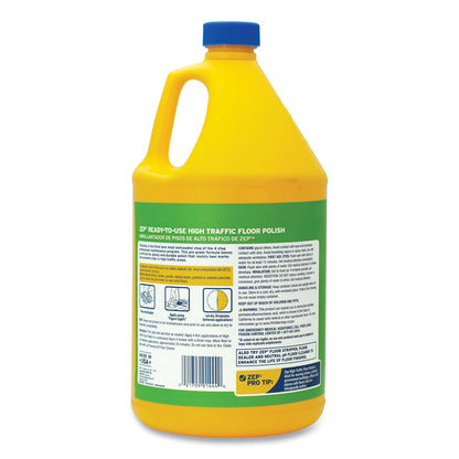 Zep Commercial® High Traffic Floor Polish, 1 gal Bottle (ZPEZUHTFF128EA)