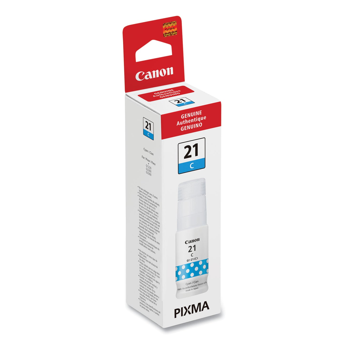 Canon® 4537C001 (GI-21) Ink, Cyan (CNM4537C001)
