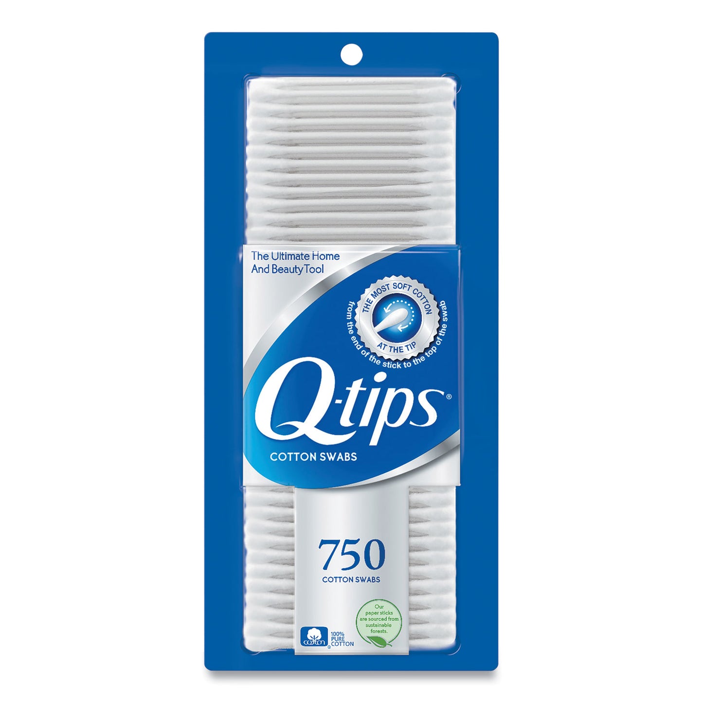 Q-tips® Cotton Swabs, 750/Pack (EDA09824PK)