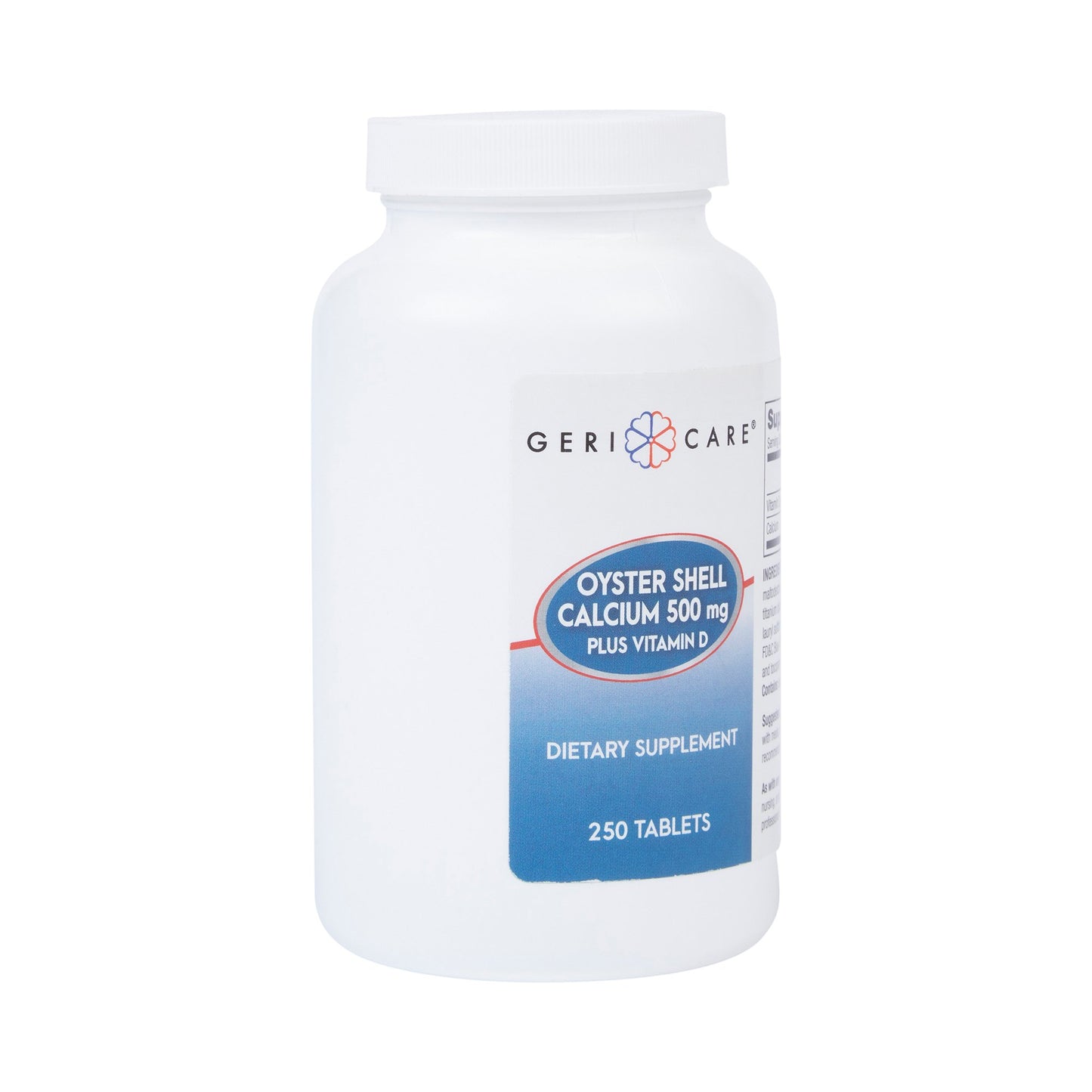 Geri-Care® Joint Health Supplement Oyster Shell 200 IU - 500 mg Strength Tablet 250 per Bottle (689189_CS)