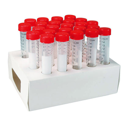 McKesson Centrifuge Tube Plain 15 mL Screw Cap Polypropylene Tube (1169361_PK)