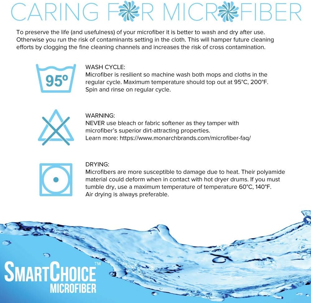 Hospeco® Microfiber Tube Mop, 18oz Blue, 12/Case (HOSM600018B-CS)