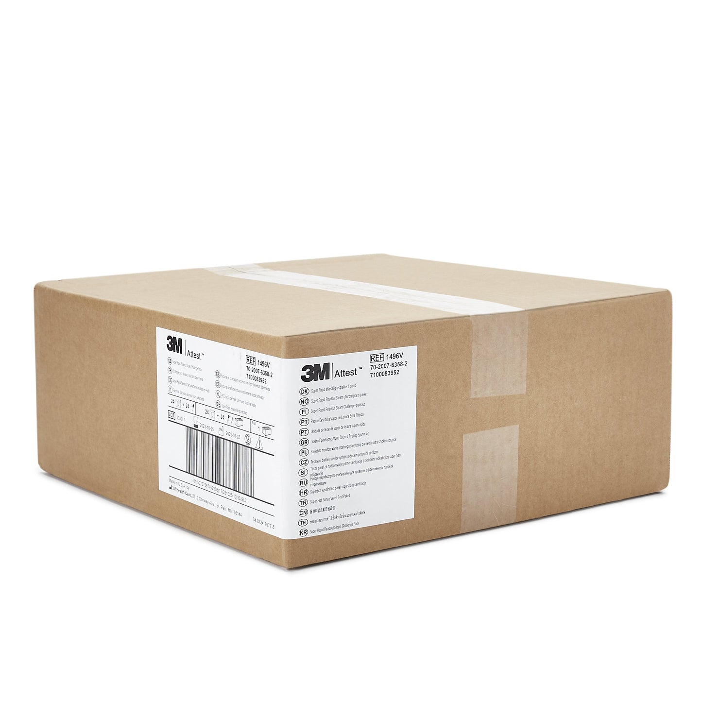 Attest™ Super Rapid Readout Sterilization Indicator Challenge Pack Steam (852222_CS)