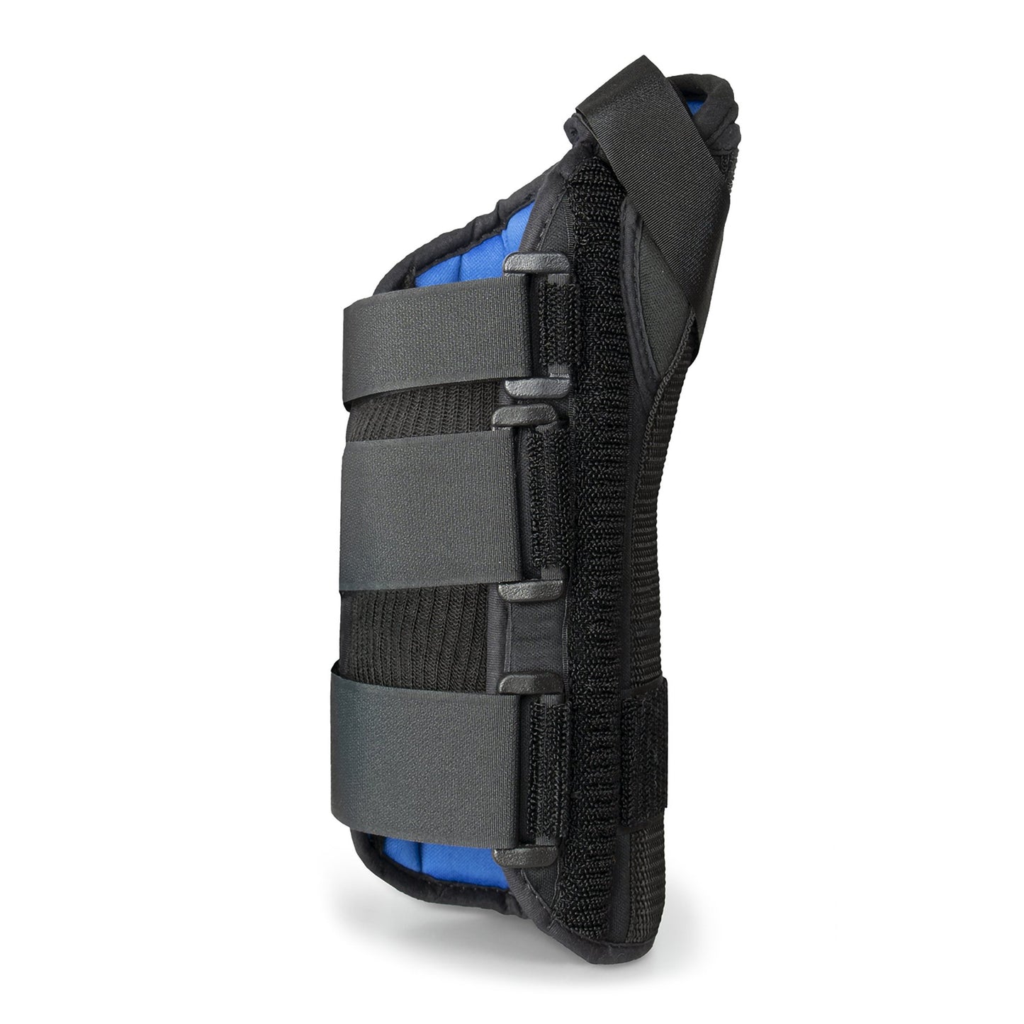 McKesson Wrist Brace with Abducted Thumb Aluminum / Foam / Spandex / Plastic Left Hand Black X-Large (1159145_EA)