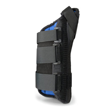 McKesson Wrist Brace with Abducted Thumb Aluminum / Foam / Spandex / Plastic Left Hand Black X-Large (1159145_EA)