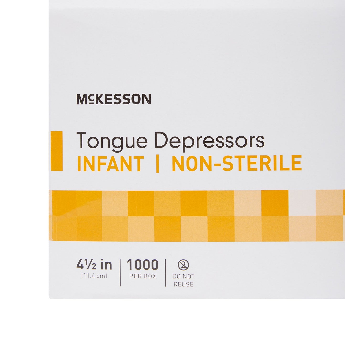 McKesson Tongue Depressor 4-1/2 Inch Length Wood (1118987_CS)