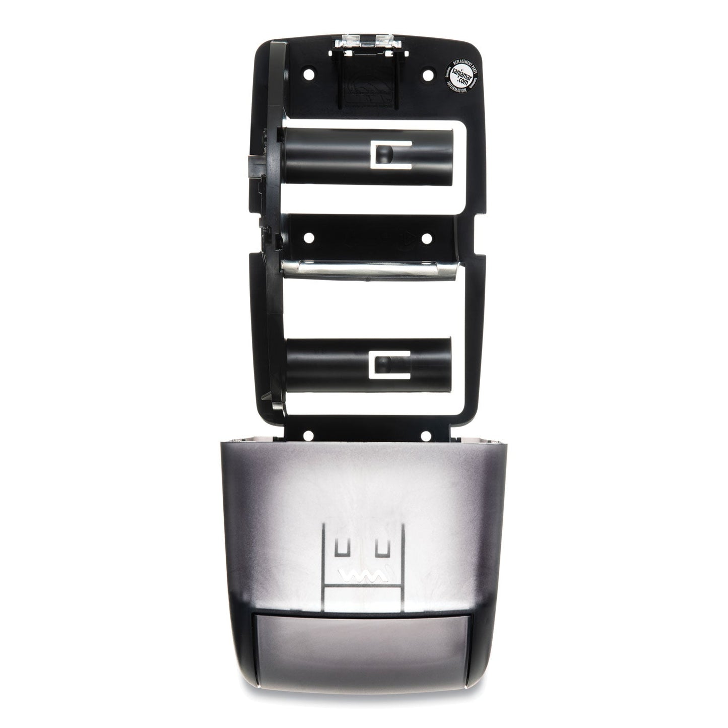 san-jamar-duett-standard-bath-tissue-dispenser-num-sanr3500tbk_3
