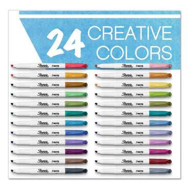 sharpie-r-s-note-creative-markers-assorted-ink-colors-chisel-tip-assorted-barrel-colors-24-pack-san2158059_2