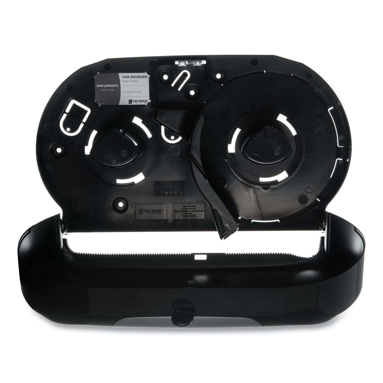san-jamar-twin-jumbo-bath-tissue-dispenser-num-sjmr4070bkss_3