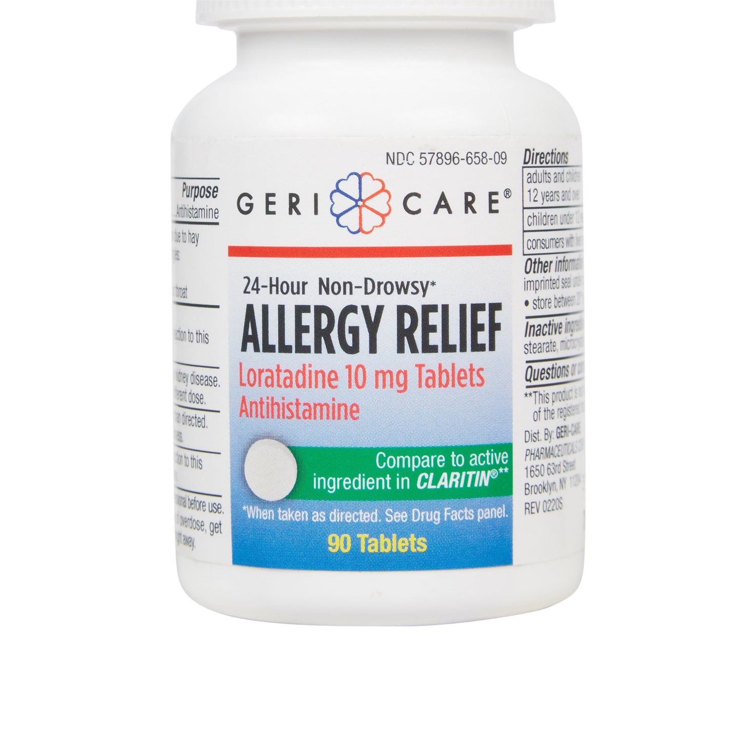 Geri-Care® Allergy Relief 10 mg Strength Tablet 90 per Bottle (689195_BT)