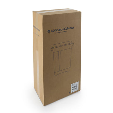 BD™ Chemotherapy Waste Container Yellow Base 18-1/2 X 17-3/4 X 11-3/4 Inch Vertical Entry 9 Gallon (444895_EA)