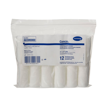 Conco® Conforming Bandage 3 Inch X 4-1/10 Yard 12 per Pack NonSterile 1-Ply Roll Shape (403729_EA)