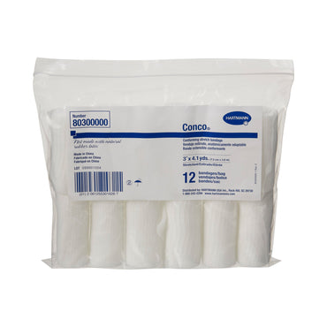 Conco® Conforming Bandage 3 Inch X 4-1/10 Yard 1-Ply NonSterile 12 per Pack (403729_BX)