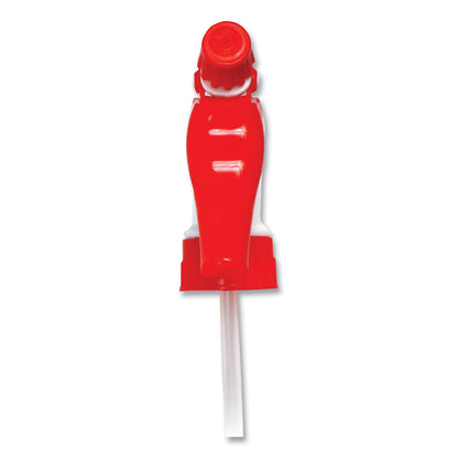 Impact® Spray Trigger, 9.5" Tube, Fits 32 oz Bottles, Red/White (IMP490624)