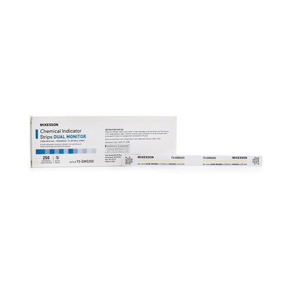 McKesson Sterilization Chemical Indicator Strip Steam / EO Gas 8 Inch Length (524530_CS)