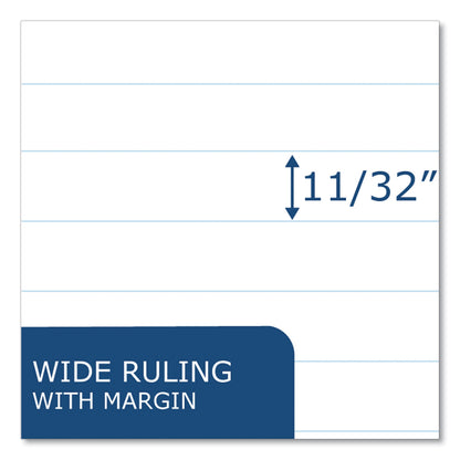Roaring Spring® Notebook Filler Paper, 3-Hole, 8 x 10.5, Wide/Legal Rule, 100/Pack (ROA20010)
