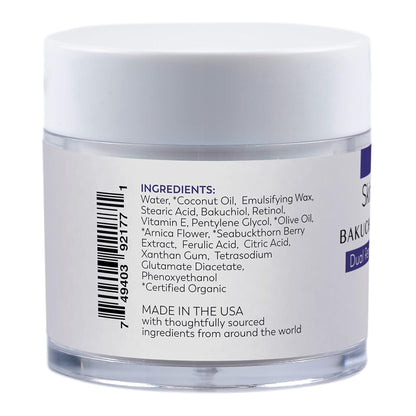 Skintensive® Bakuchiol + Retinol Dual Renewal PM Cream Facial Moisturizer 1.6 oz. Jar Unscented Cream (1267986_CS)