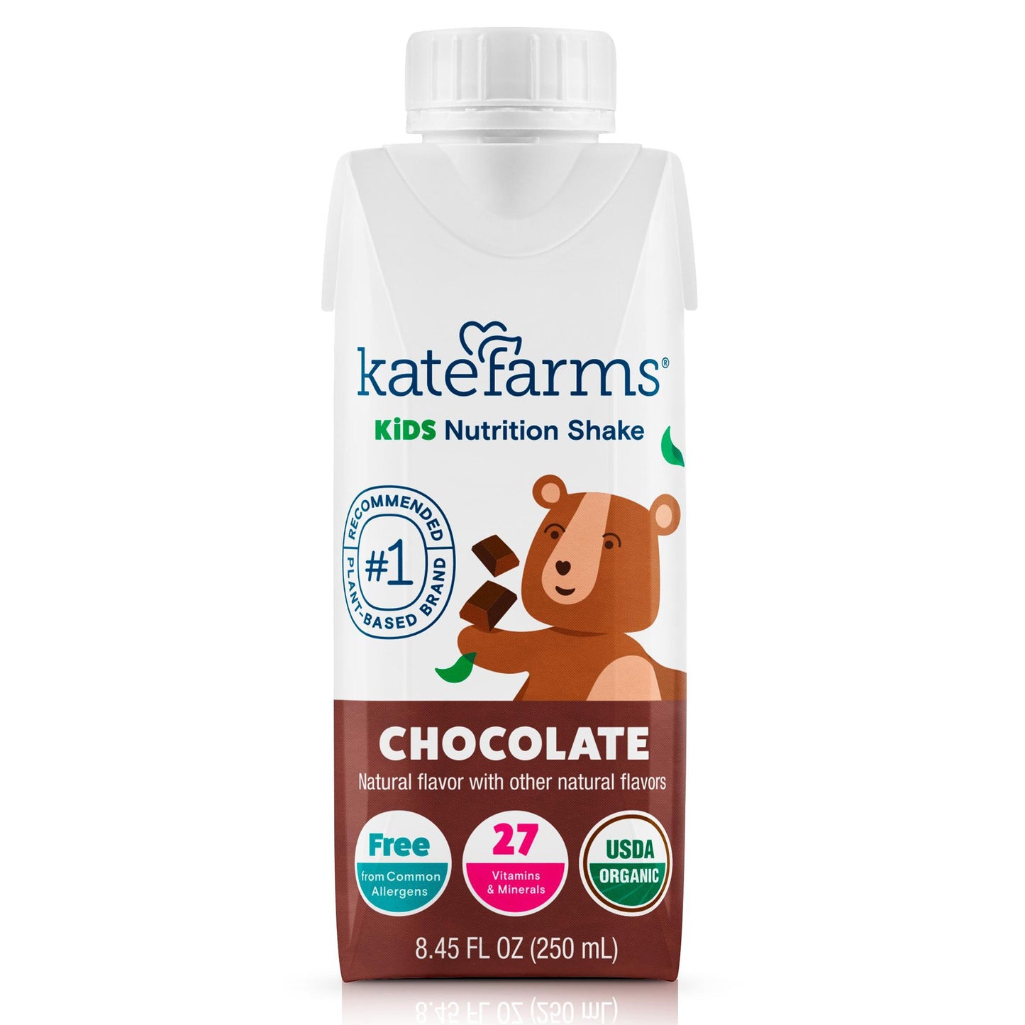 Kate Farms Pediatric Oral Supplement Chocolate Flavor 8.45 oz. / 250 mL Carton Liquid (1241597_EA)