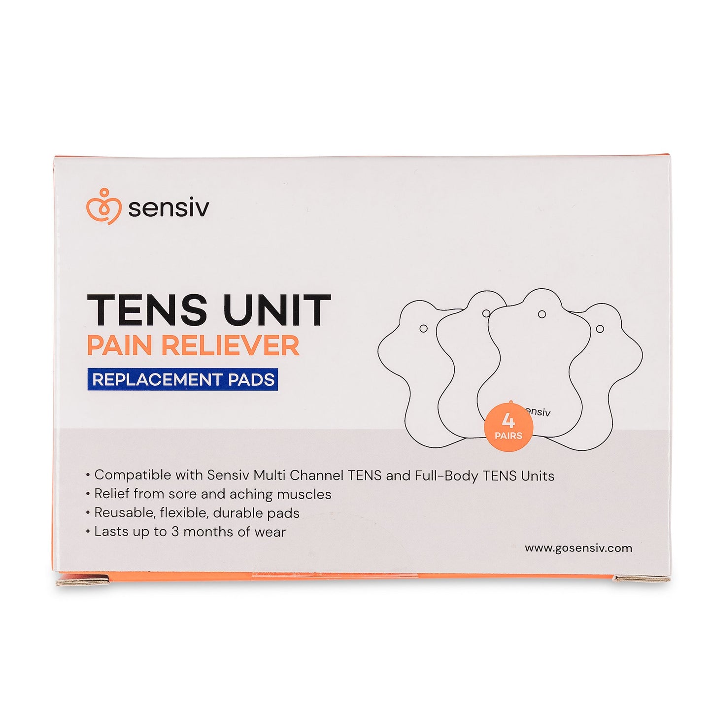 Sensiv Electrotherapy Electrode For Multi-Channel and Full-Body TENS Units (1236459_PK)