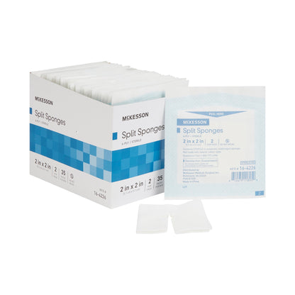 McKesson I.V. Sponge 2 X 2 Inch 6-Ply Sterile 2 per Pack (446055_PK)