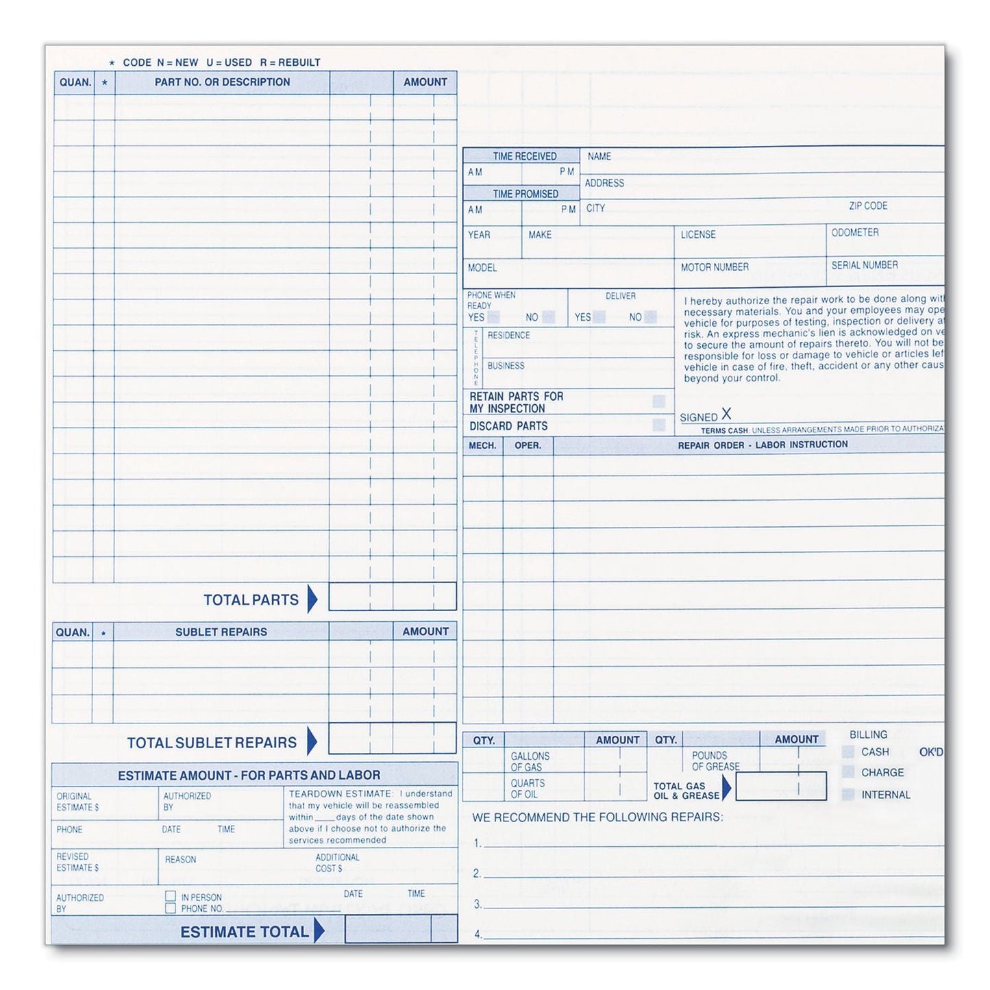 rediform-speediset-four-part-auto-repair-form-num-red4p489_3