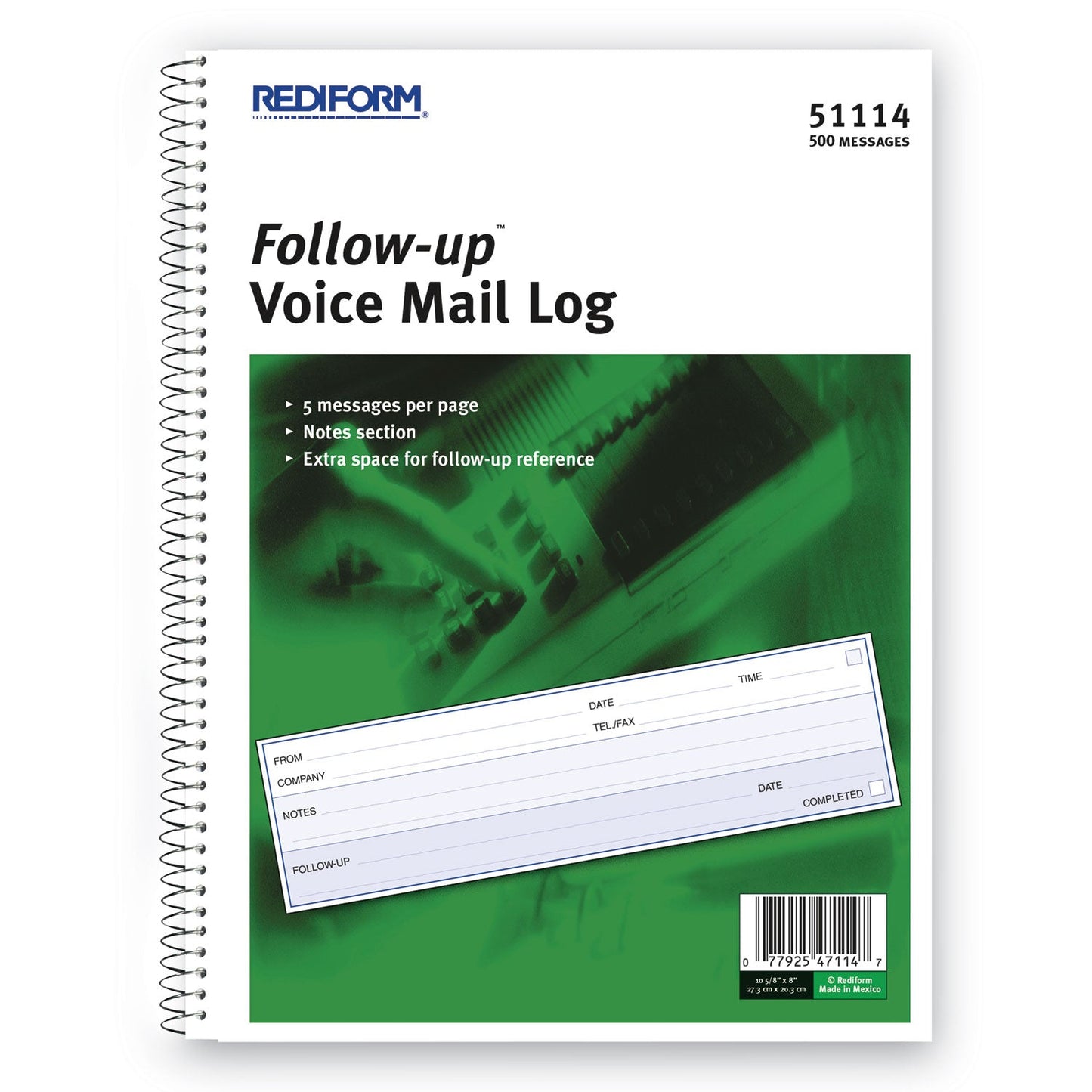 rediform-follow-up-wirebound-voice-mail-log-book-num-red51114_1