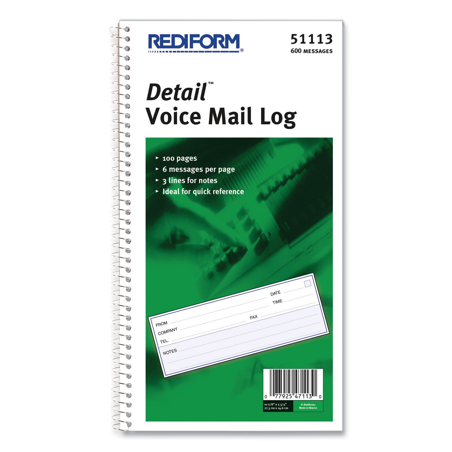 rediform-detail-wirebound-voice-mail-log-book-num-red51113_1