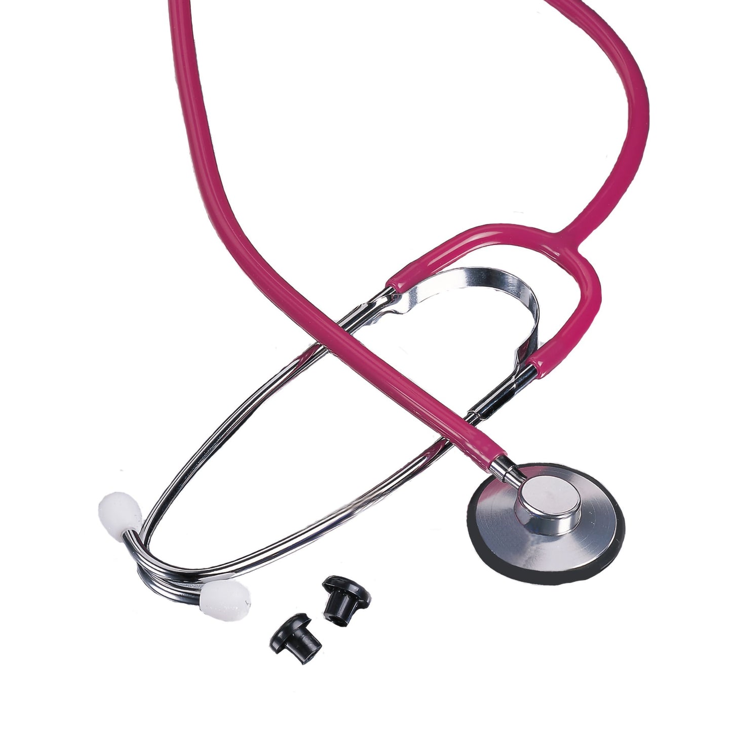 McKesson General Exam Stethoscope Black 1-Tube 21 Inch Tube Single Sided Chestpiece (363736_EA)
