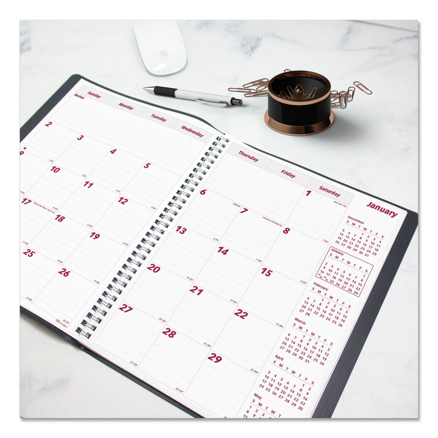 brownline-essential-collection-14-month-ruled-monthly-planner-num-redcb1262blk_4