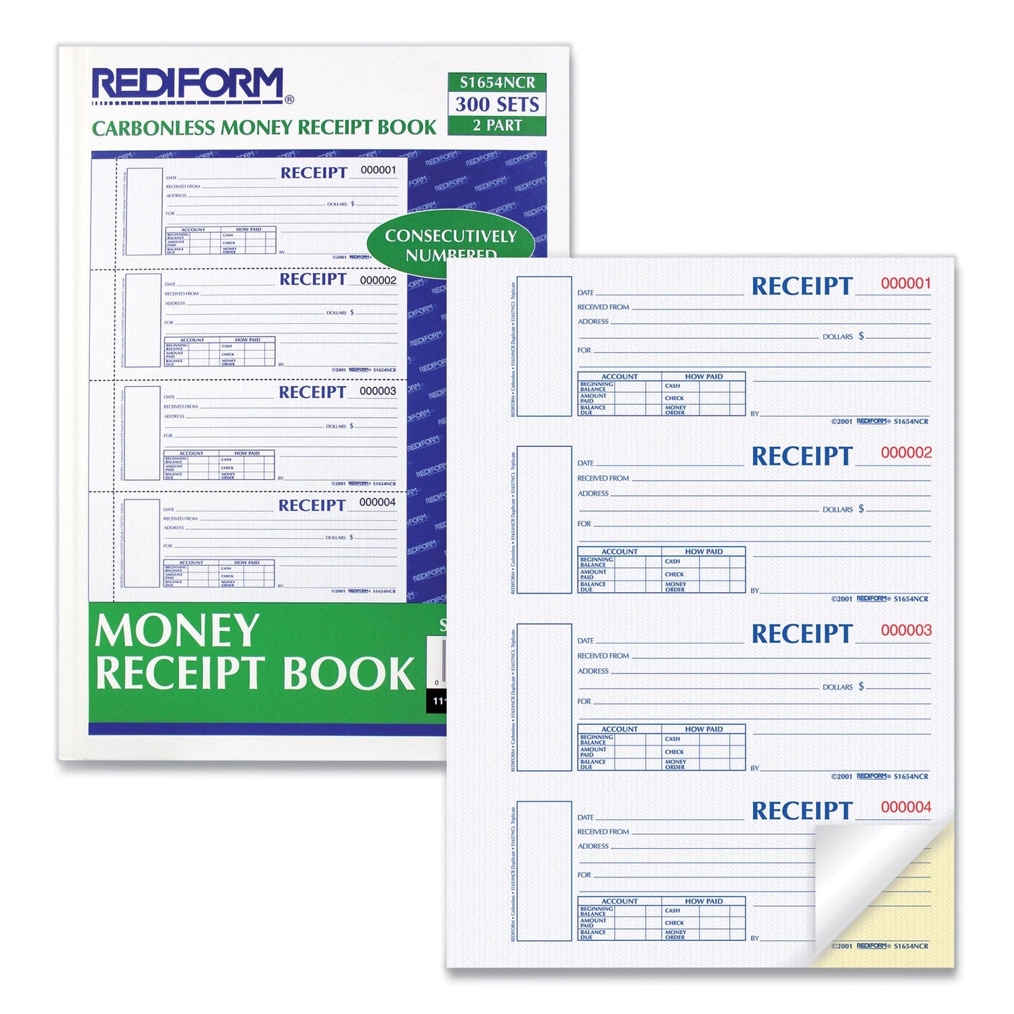 rediform-r-durable-hardcover-numbered-money-receipt-book-two-part-carbonless-6-88-x-2-75-4-forms-sheet-300-forms-total-reds1654ncr_3