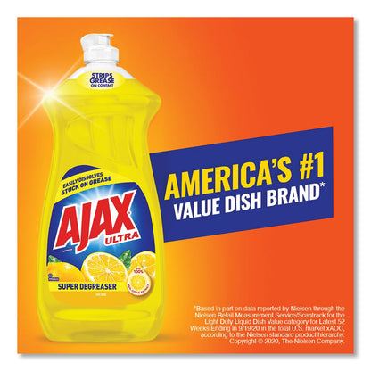Ajax® Dish Detergent, Lemon Scent, 28 oz Bottle (AJA144673)