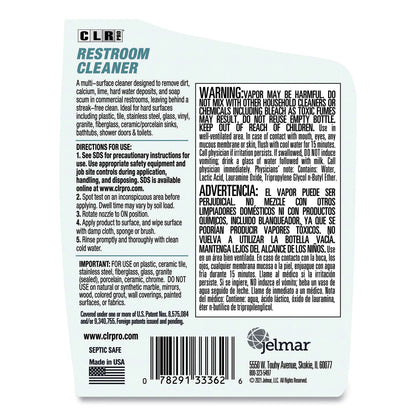 CLR PRO® Restroom Cleaner, 32 oz Pump Spray, 6/Carton (JELFMRC326PRO)