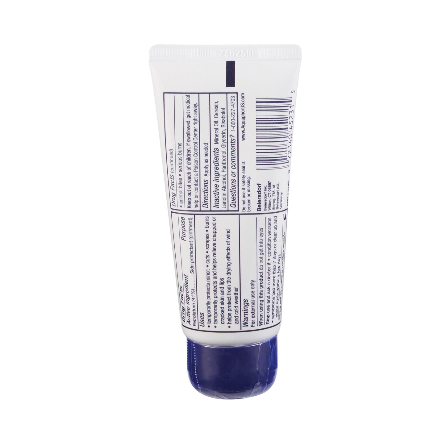 Aquaphor® Advanced Therapy Hand and Body Moisturizer 1.75 oz. Tube Unscented Ointment (367088_EA)