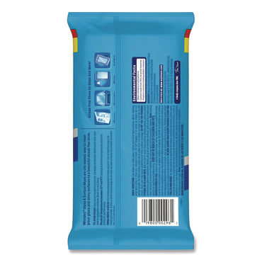 Windex® Glass and Surface Wet Wipe, Cloth, 7 x 8, Unscented, White, 38/Pack (SJN378032EA)