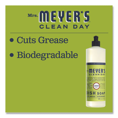 Mrs. Meyer's® Dish Soap, Lemon Verbena Scent, 16 oz Bottle (SJN347635EA)
