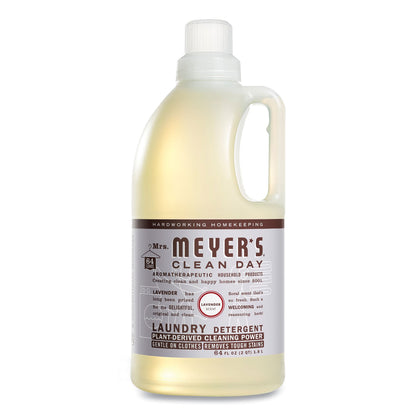 Mrs. Meyer's® Liquid Laundry Detergent, Lavender Scent, 64 oz Bottle (SJN369504EA)