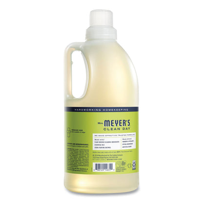 Mrs. Meyer's® Liquid Laundry Detergent, Lemon Verbena Scent, 64 oz Bottle (SJN375577EA)
