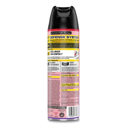Raid® Ant and Roach Killer, 17.5 oz Aerosol Spray, Lavender, 12/Carton (SJN386221)