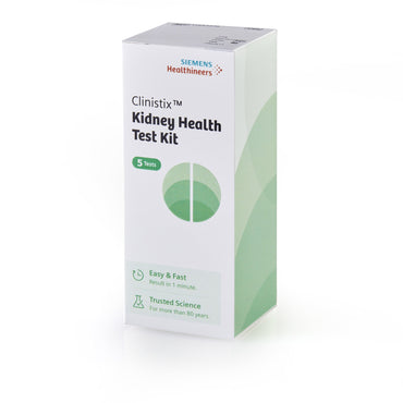 Clinistix™ Urinalysis Test Kit Albumin / Creatinine / Creatinine Ratio 5 Tests per Kit CLIA Waived (1244781_KT)