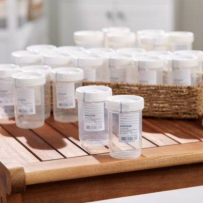 McKesson Specimen Container for Pneumatic Tube Systems 120 mL (4 oz.) Screw Cap Sterile (503927_EA)