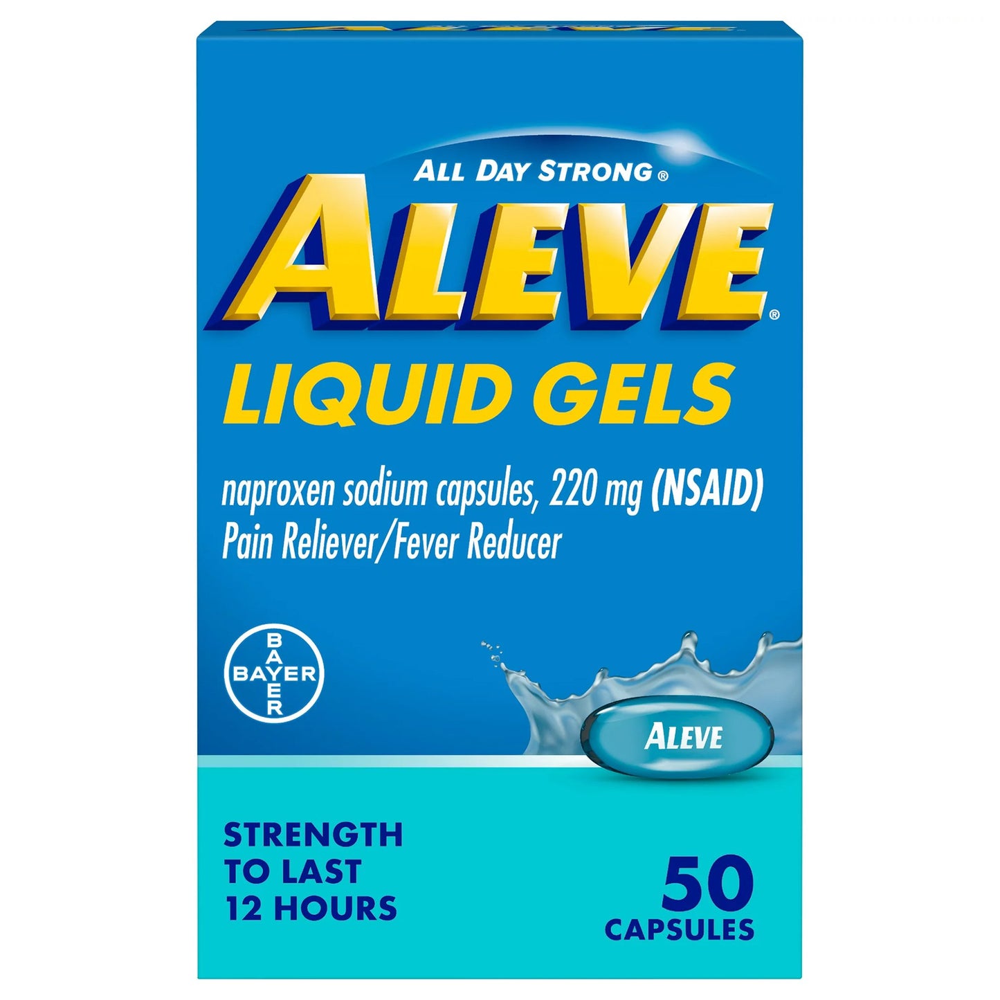 Aleve® Pain Relief 220 mg Strength Naproxen Sodium Capsule (1229957_BT)