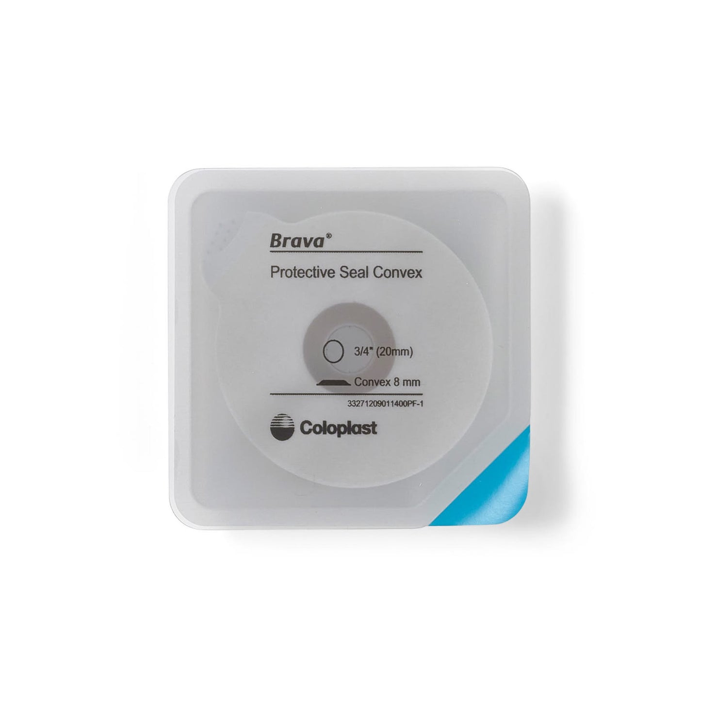 Brava® Ostomy Seal Convex, Starter Hole 3/4 Inch (20mm) (1194623_BX)
