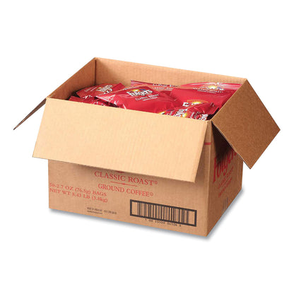 Folgers® Classic Roast Coffee Fraction Packs, 2.7 oz, 50/Carton (FOL44136)
