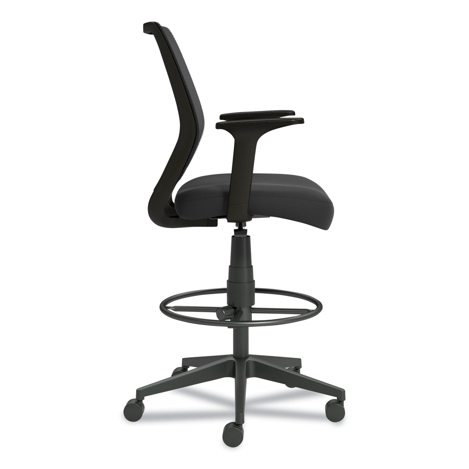 union-scale-essentials-mesh-back-fabric-drafting-stool-with-arms-supports-up-to-275-lb-black-seat-back-black-base-uos59384_2