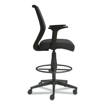 union-scale-essentials-mesh-back-fabric-drafting-stool-with-arms-supports-up-to-275-lb-black-seat-back-black-base-uos59384_2